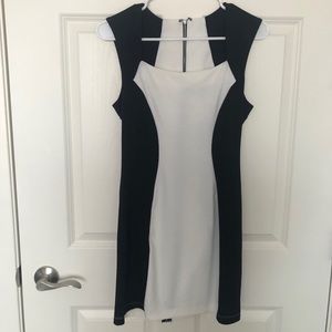 F21 Black and White Dress
